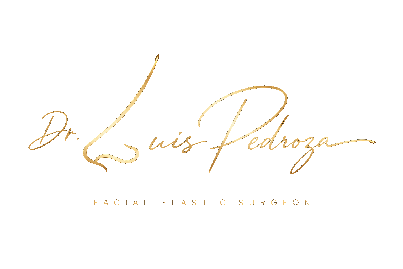 Logotipo Firma Dr. Luis Pedroza: Facial Plastic Surgeon